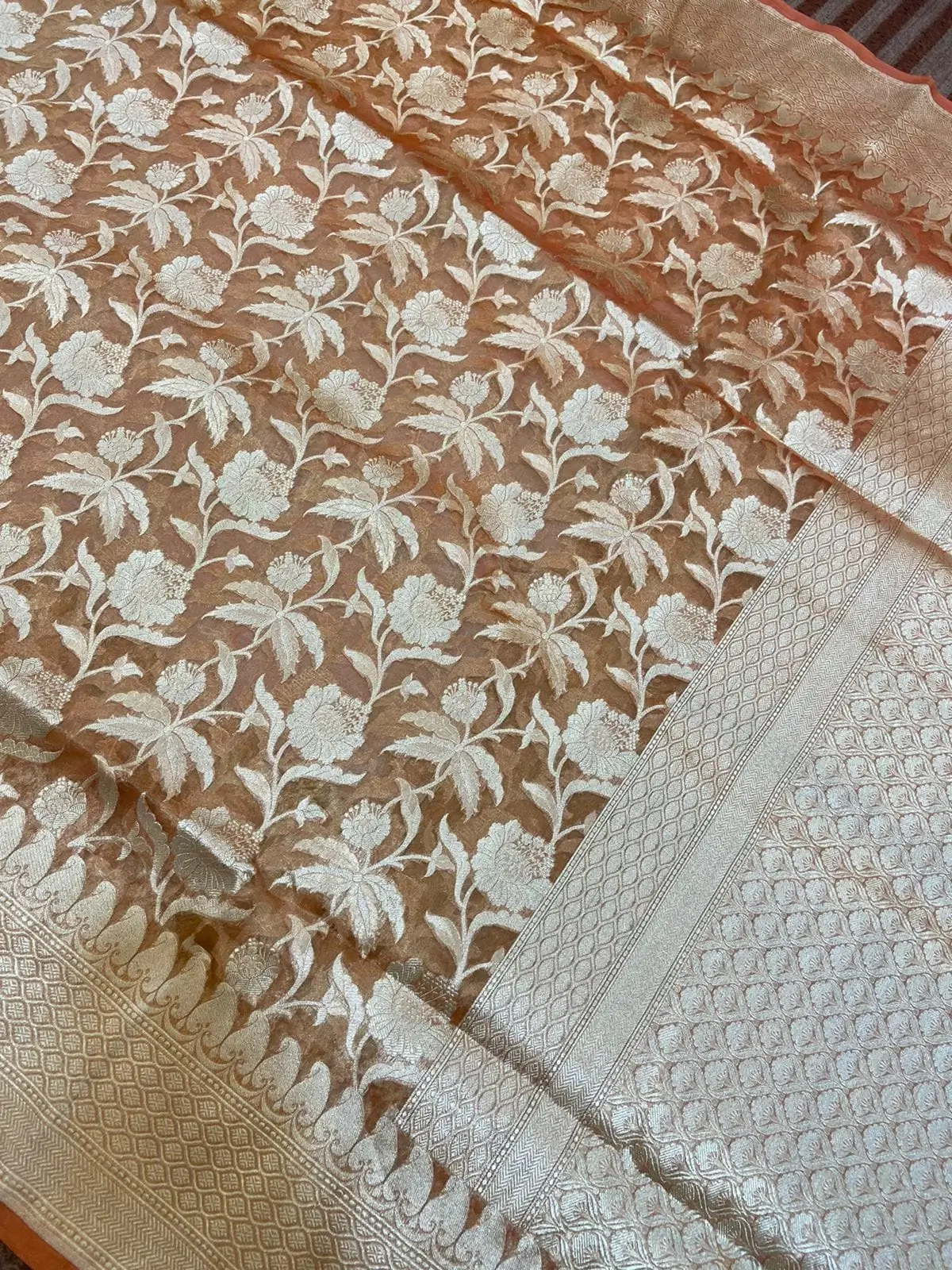 tissue banarasi saree