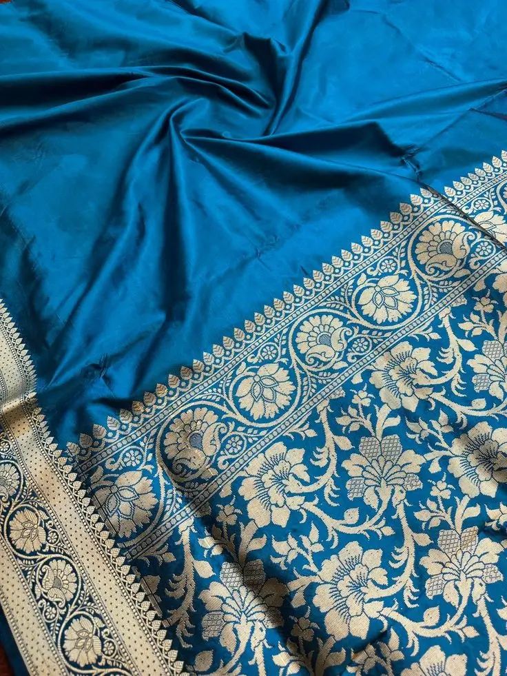 katan banarasi silk saree