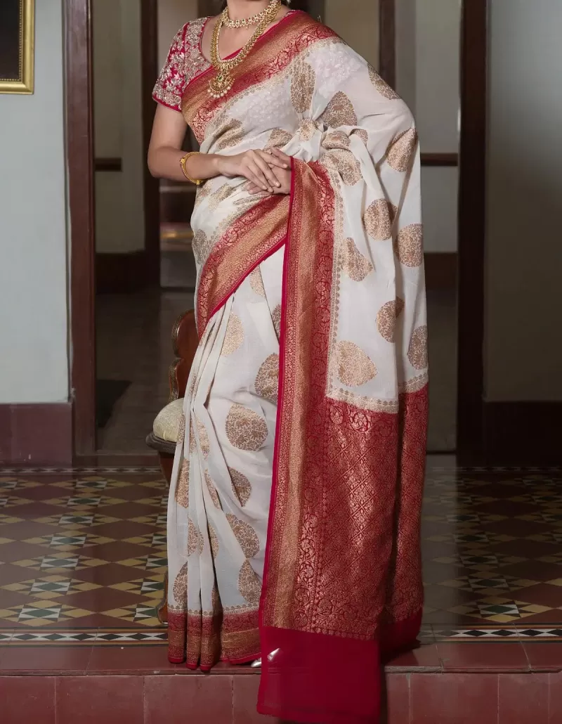 Georgette Banarasi Saree