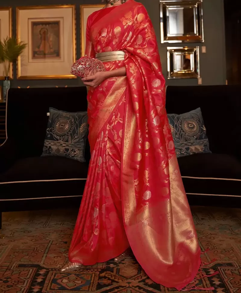 Satin Banarasi Saree