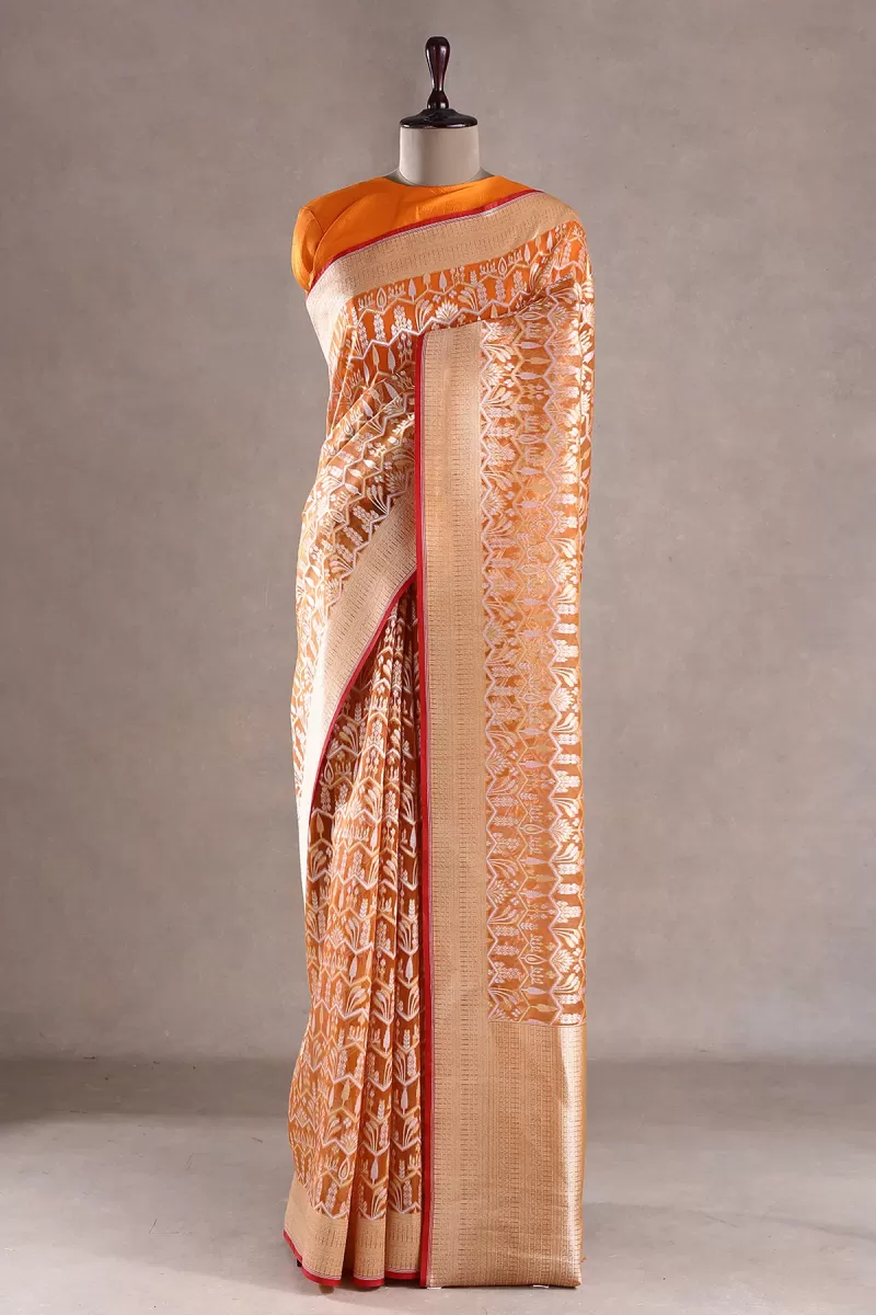 Organza Banarasi saree