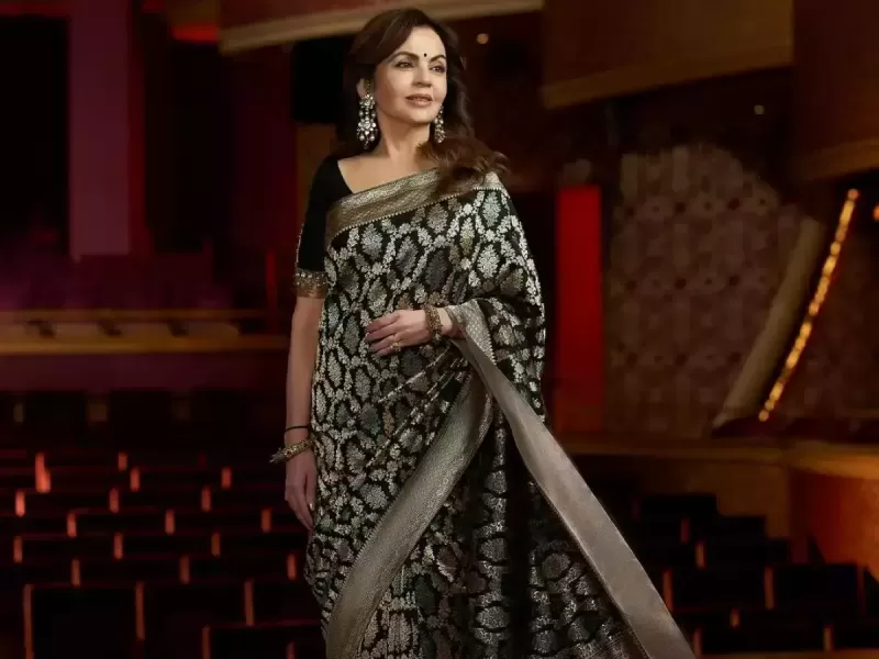 Traditional Black Saree of Banarasi