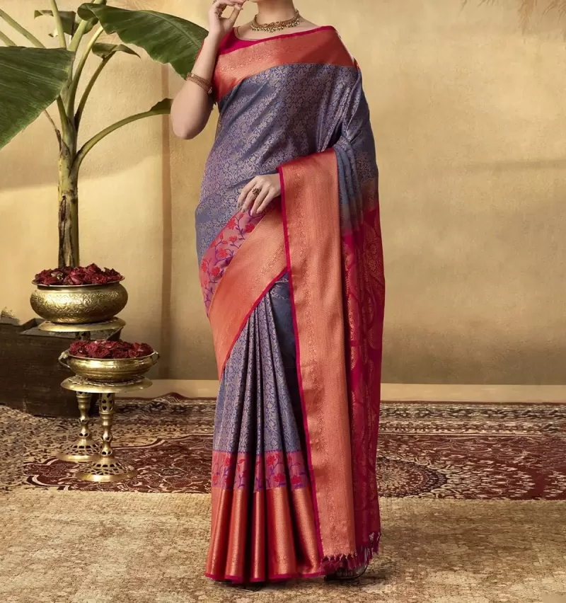 Delicate Silk Banarsi Saree