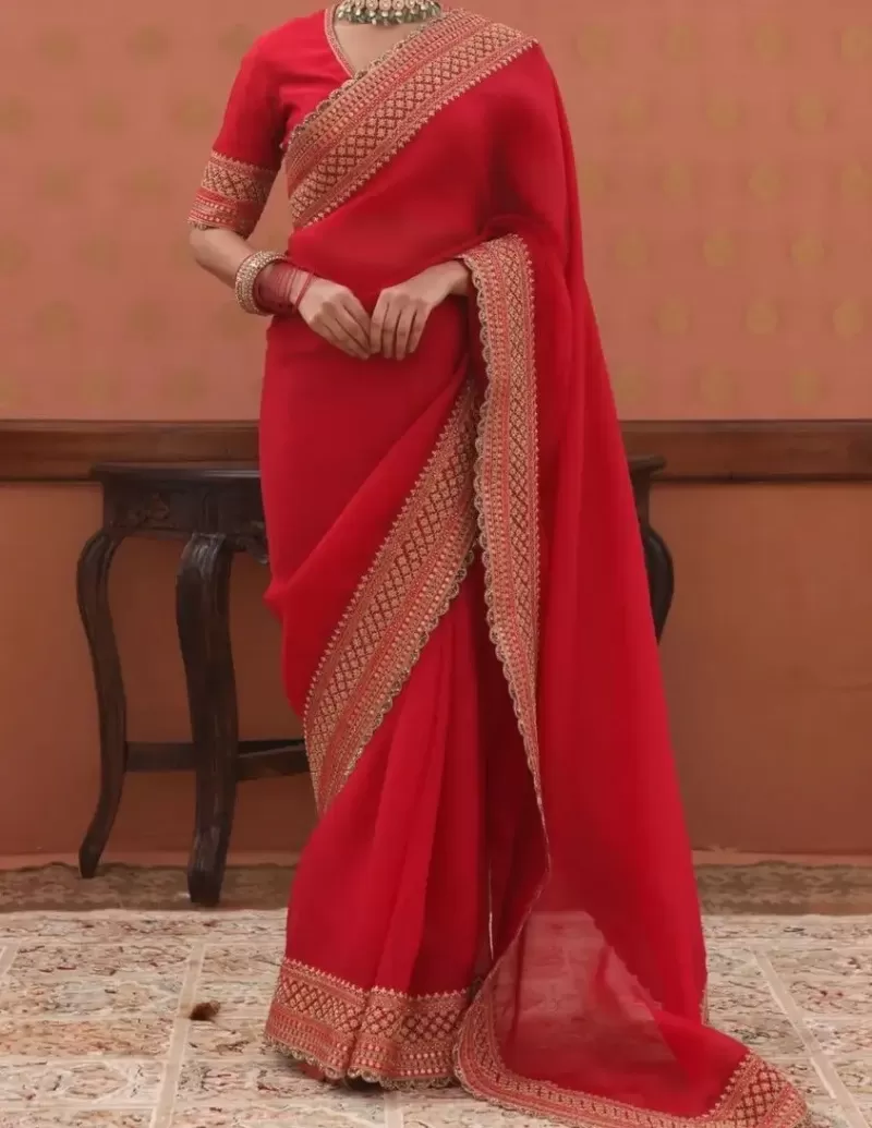 Organza Banrasi Saree