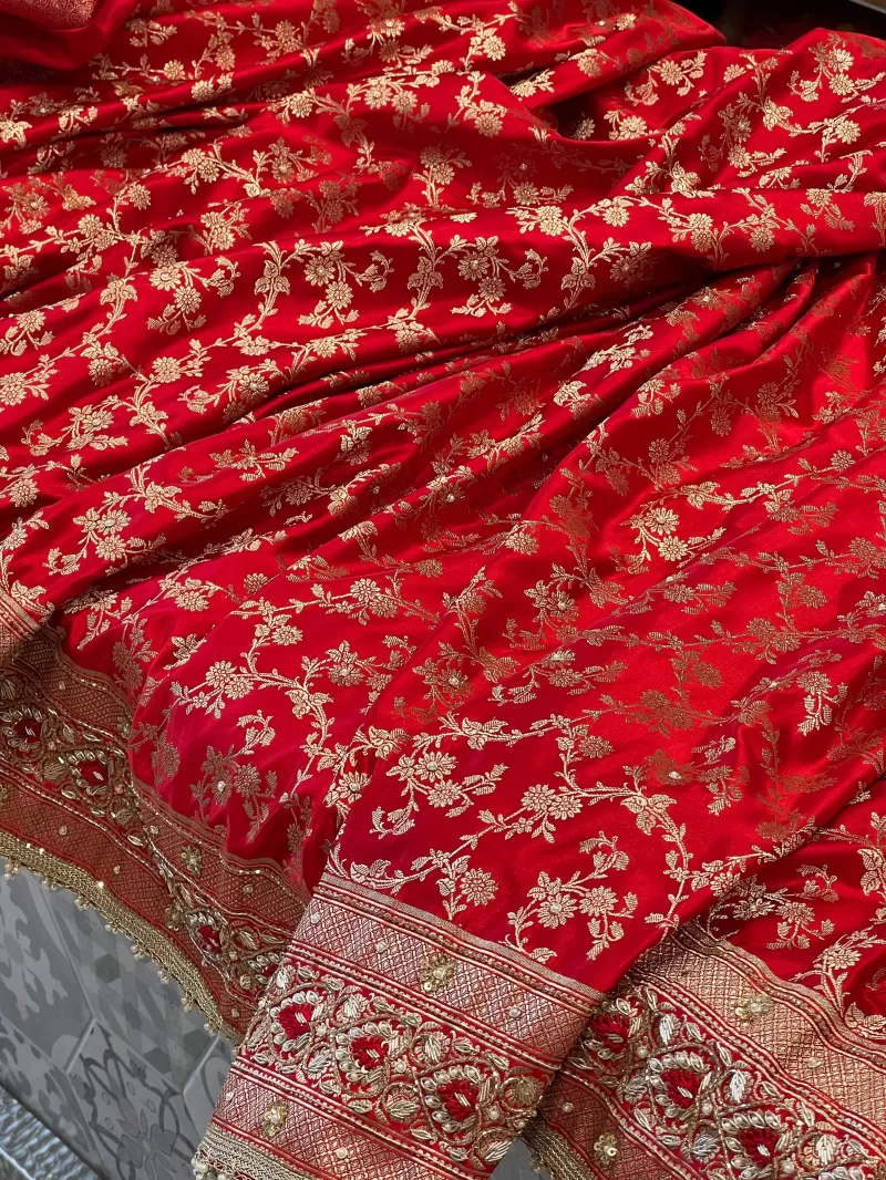 Resham Work Banarasi Saree